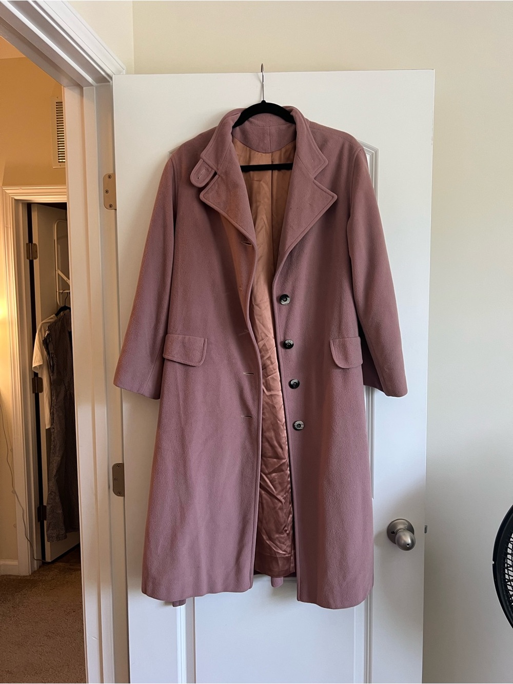 Dusty Rose Trench Coat
